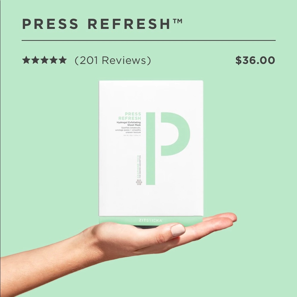 PRESS REFRESH™ by ZITSTICKA